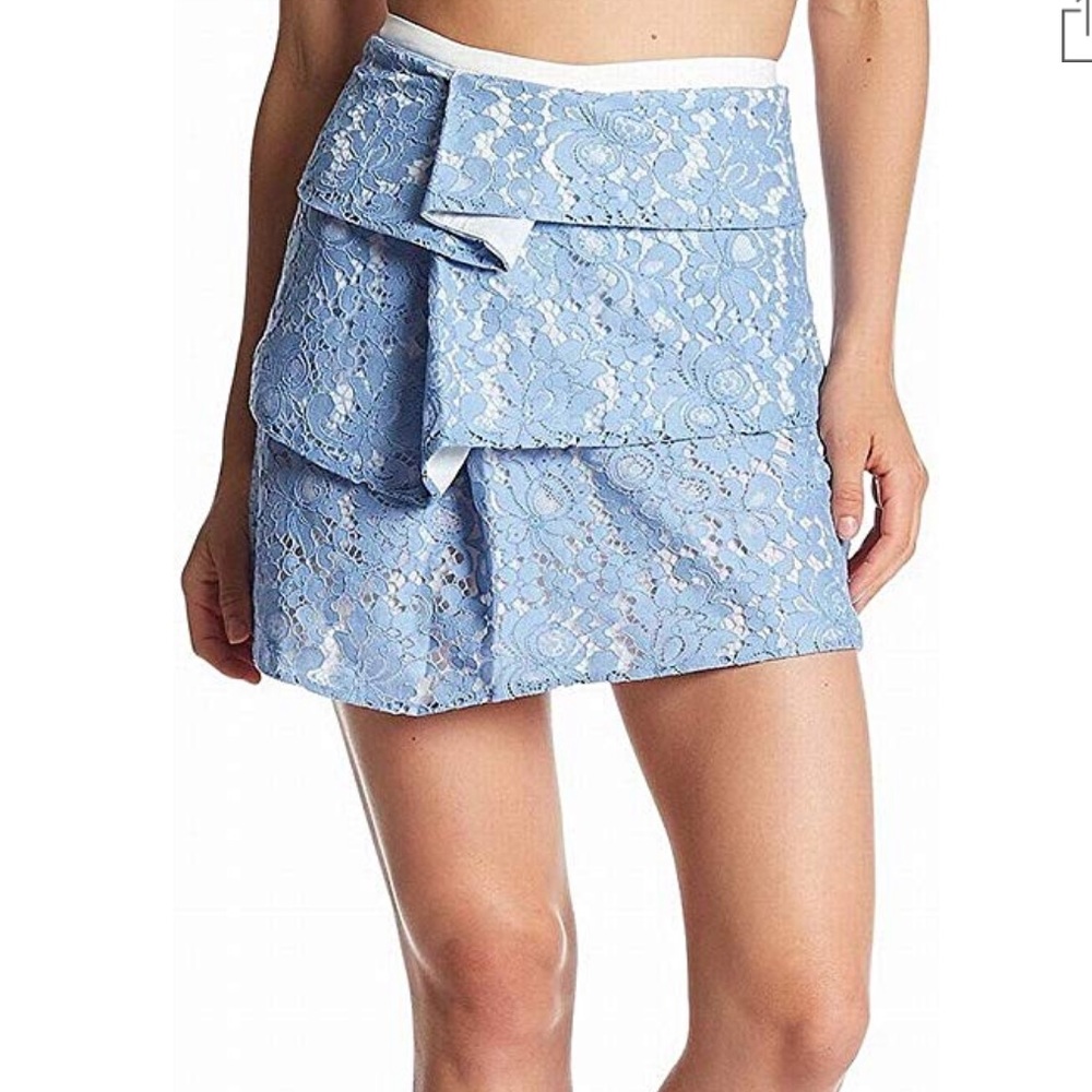 Revolve NBD Lace Mini Skirt